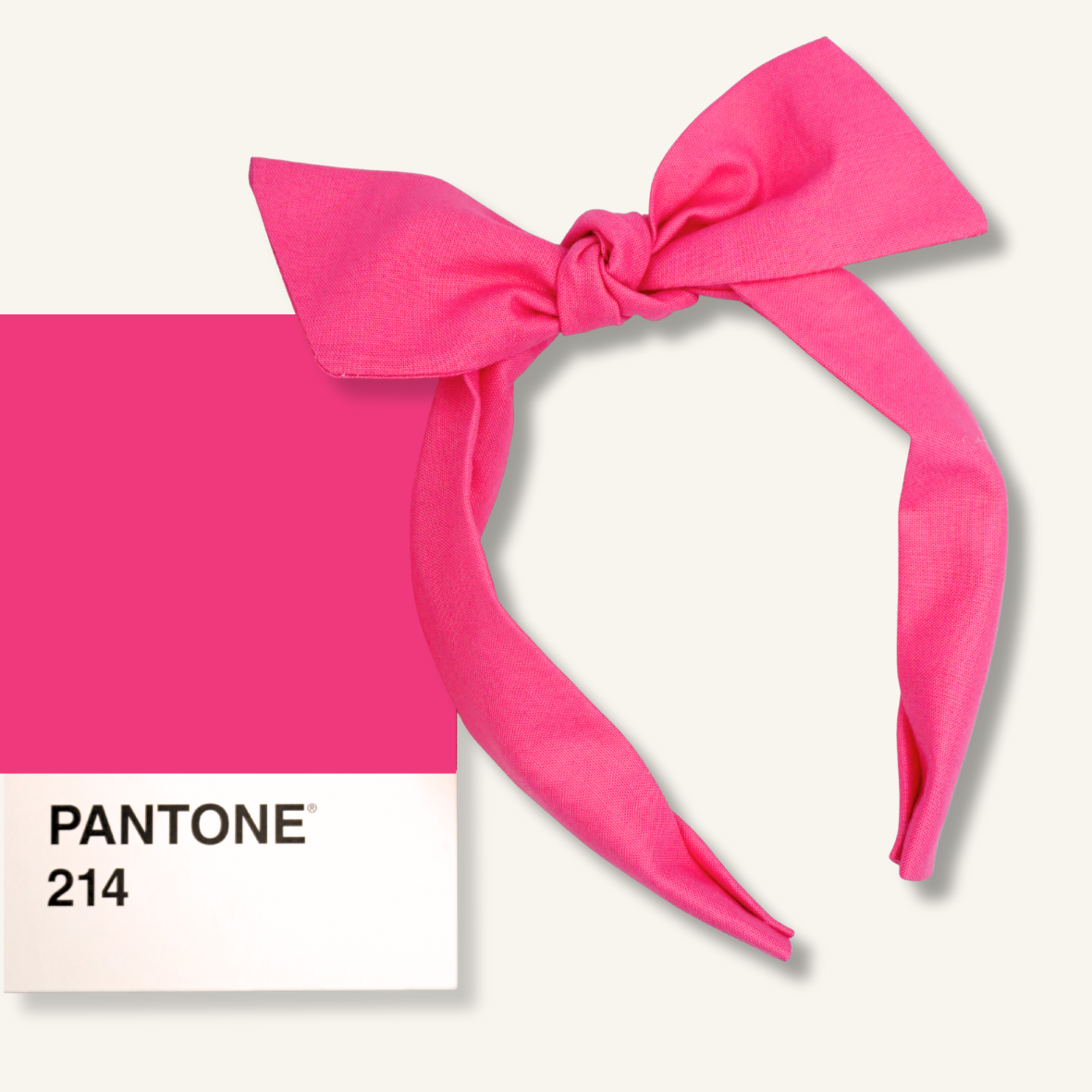 Diadema Knot // Barbie Pink