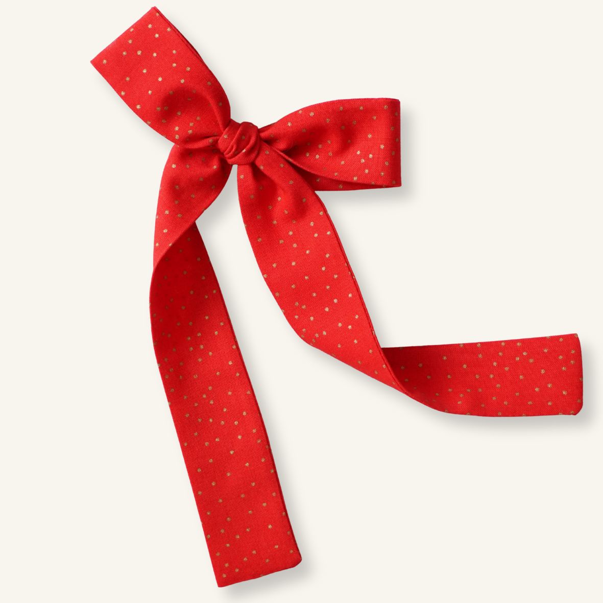 Lili // Red and Gold Dots