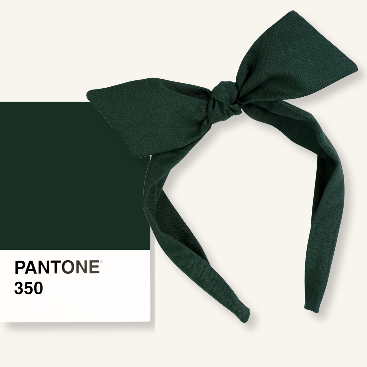 Diadema Knot // Bottle Green 350
