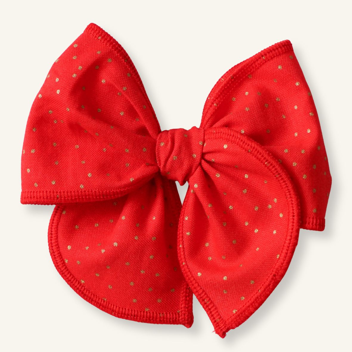 Mini Marie // Red and Gold Dots