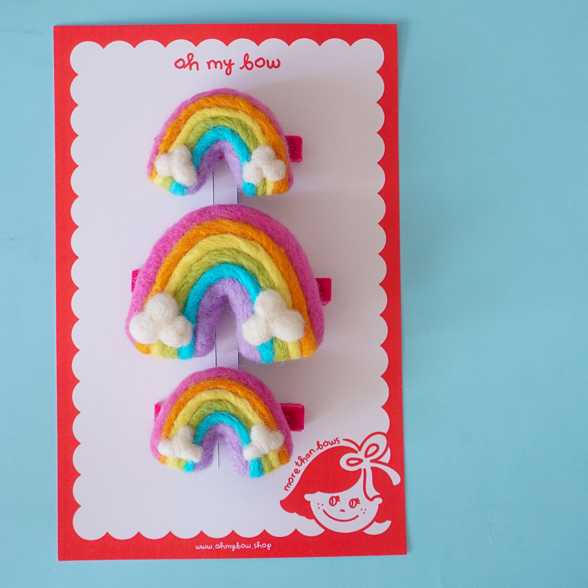 Hairclip // Rainbow Lucky Charm Mini