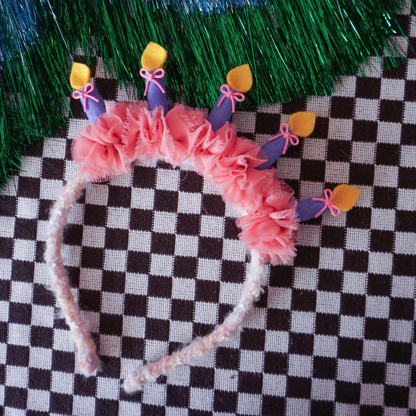 Diadema // Birthday Queen Blue and Pink