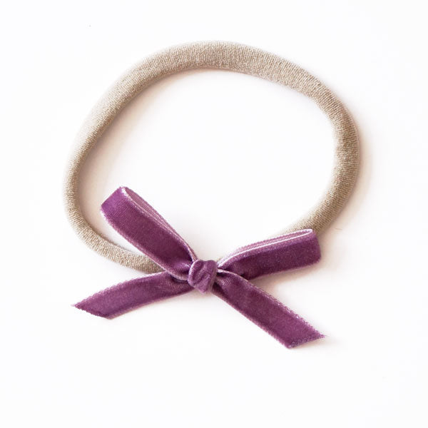 Mini headband // Mauve
