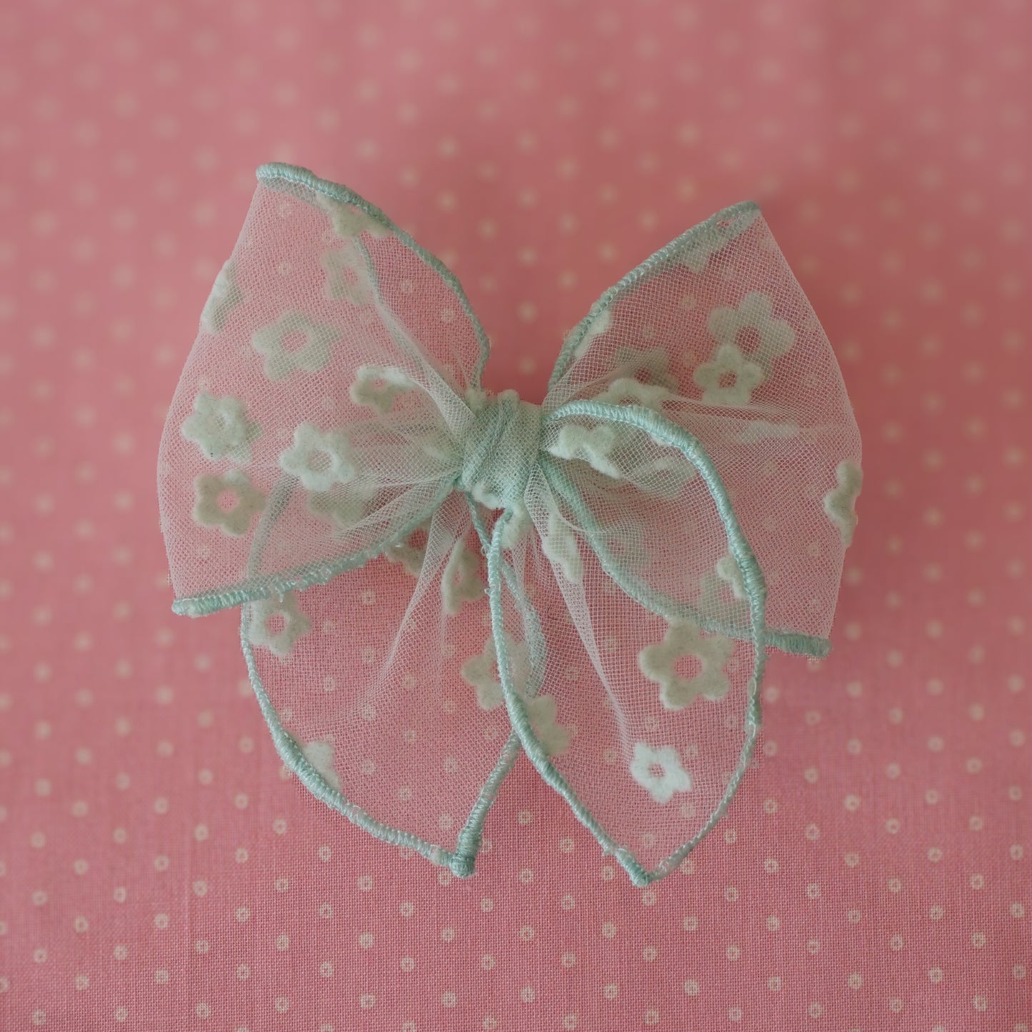 Mini Marie // Flower Tulle Green