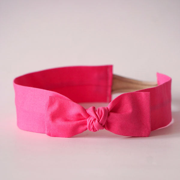 Baby Headband // Barbie Pink
