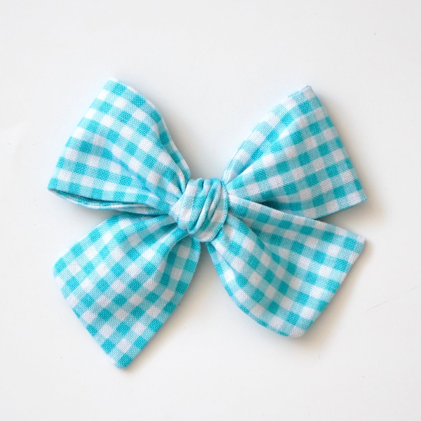 Mini Marie // Gingham Aqua