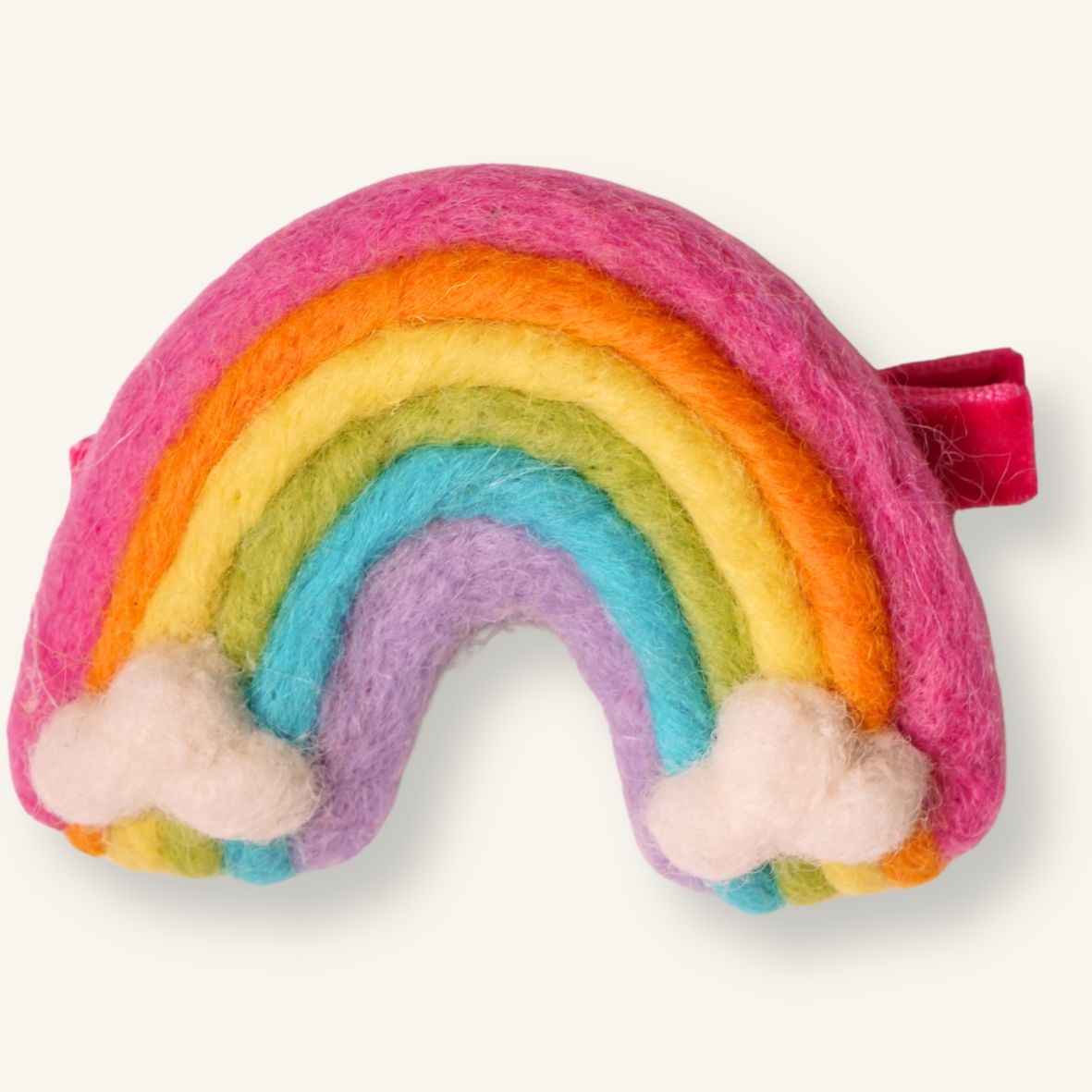 Hairclip // Rainbow Lucky Charm