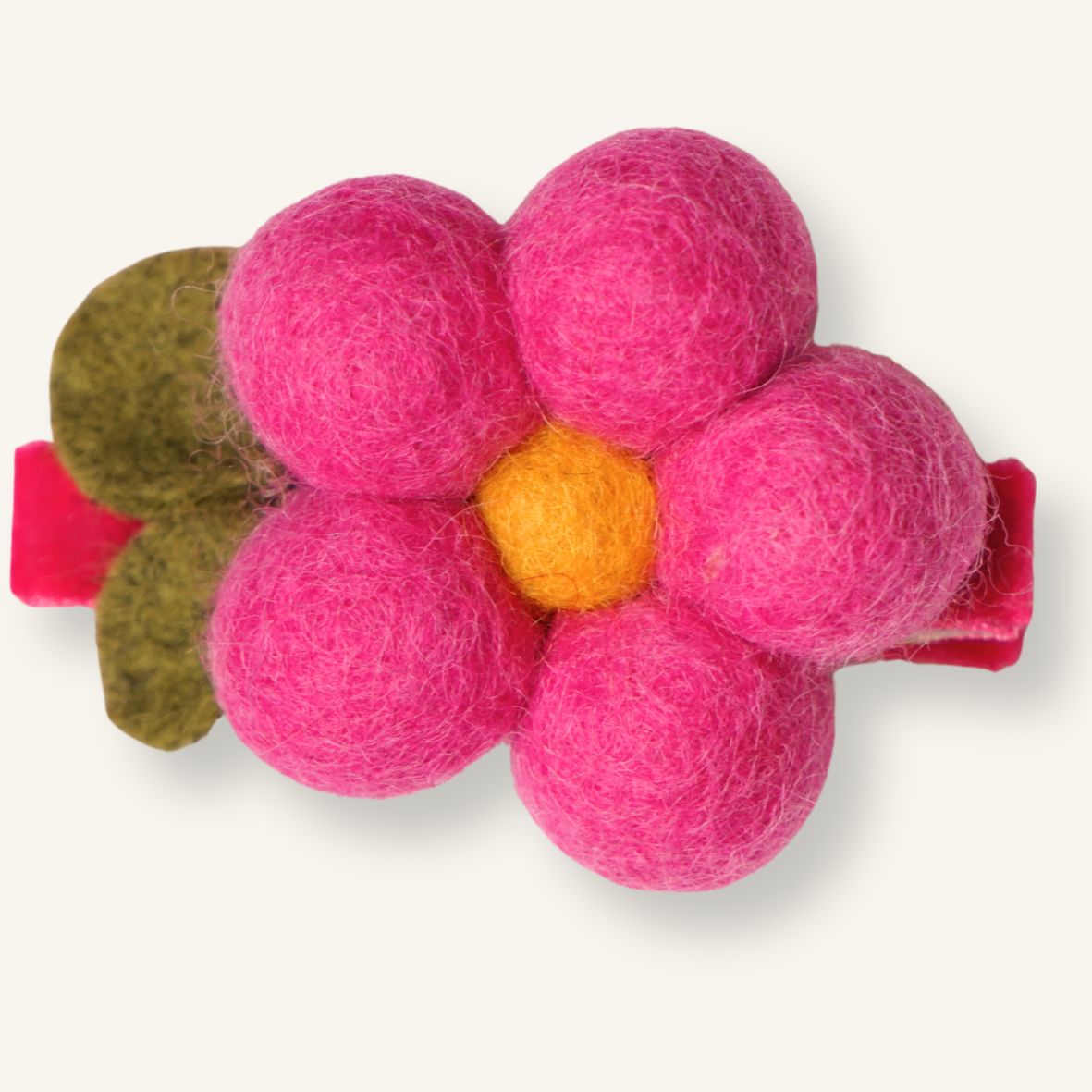 Hairclip // Hot Pink Daisy