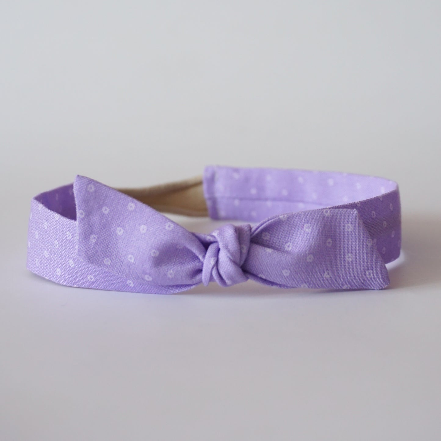Baby Headband Mini // Lila Dots