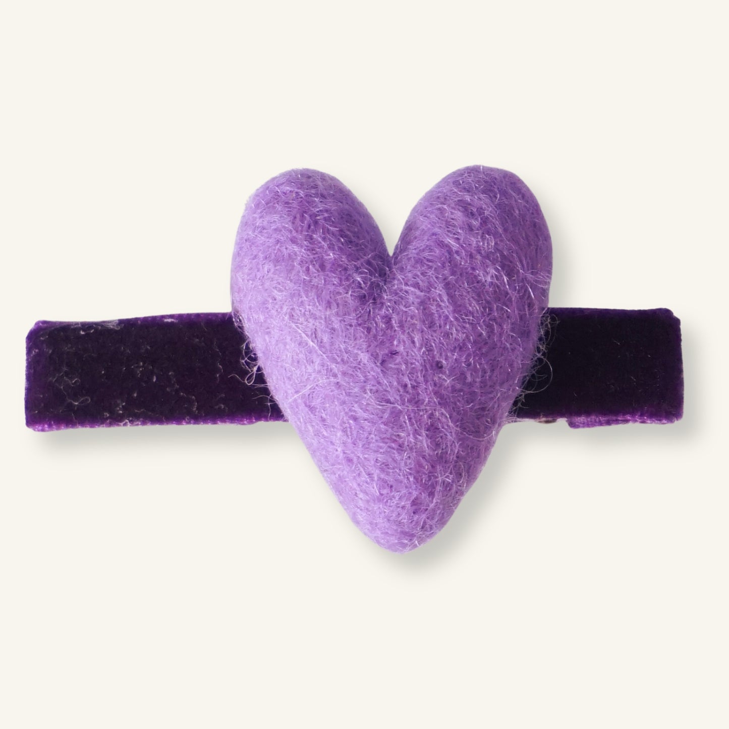 Hairclip // Lavanda Heart