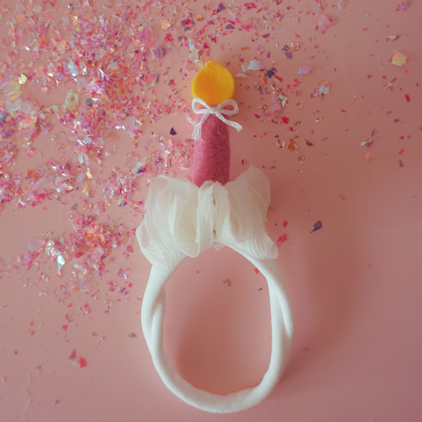 Headband // My First Birthday Pink