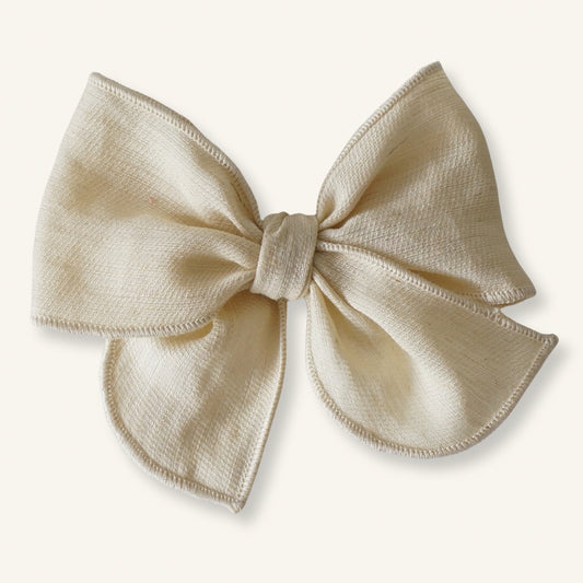 Baby Bow // Beige