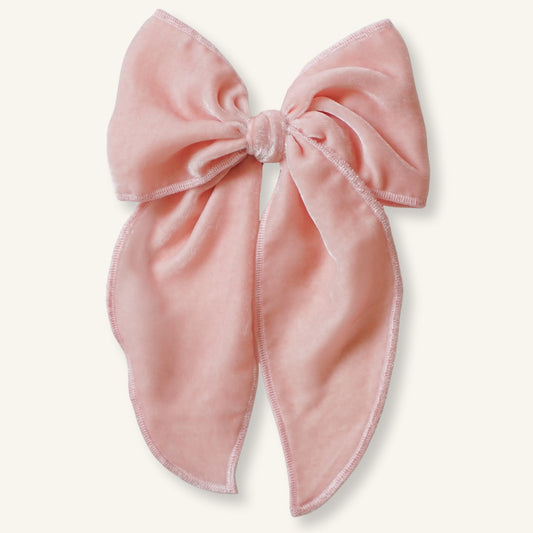 Marie // Baby Pink Silk Velvet