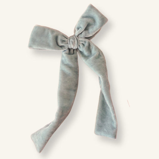 Lili // Misted Green Silk Velvet