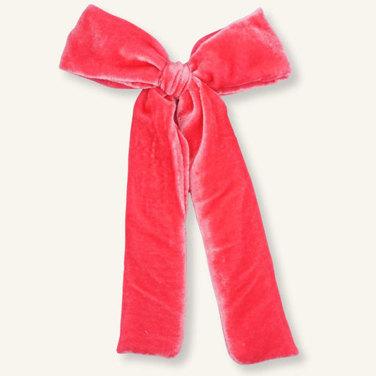 Lili // Hot Pink Silk Velvet