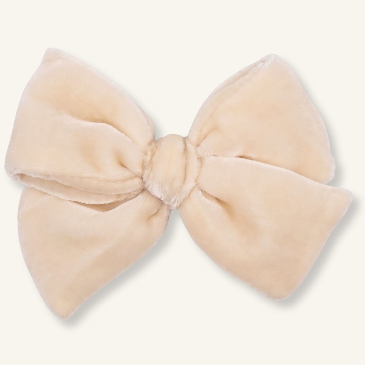 Classic Mini // Ivory Silk Velvet