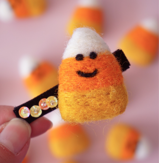 Hairclip // Candy Corn