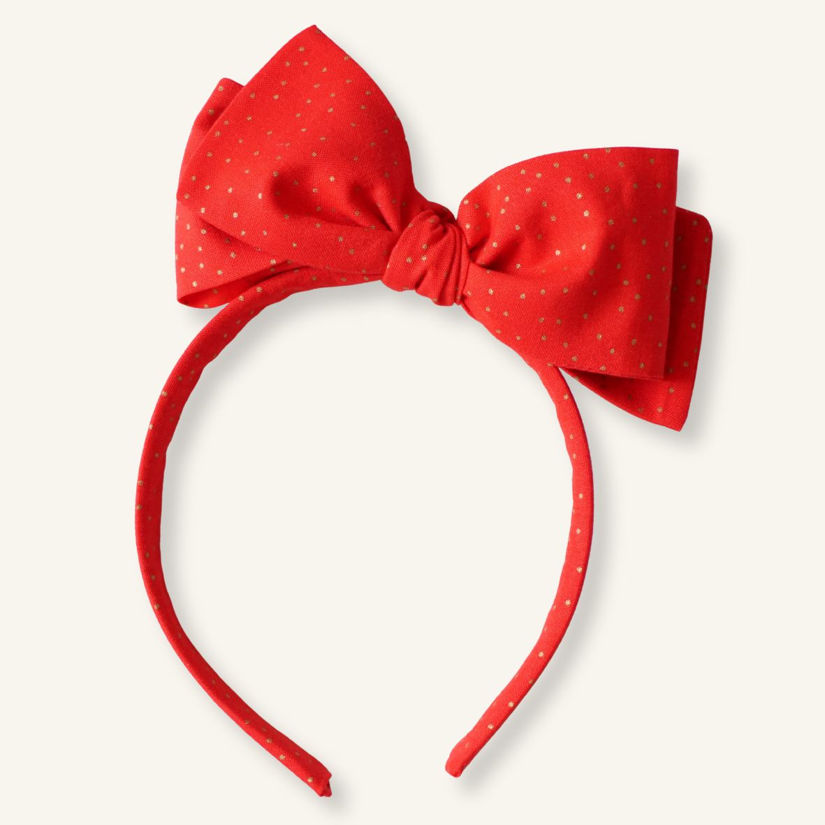 Diadema // Red and Gold Dots