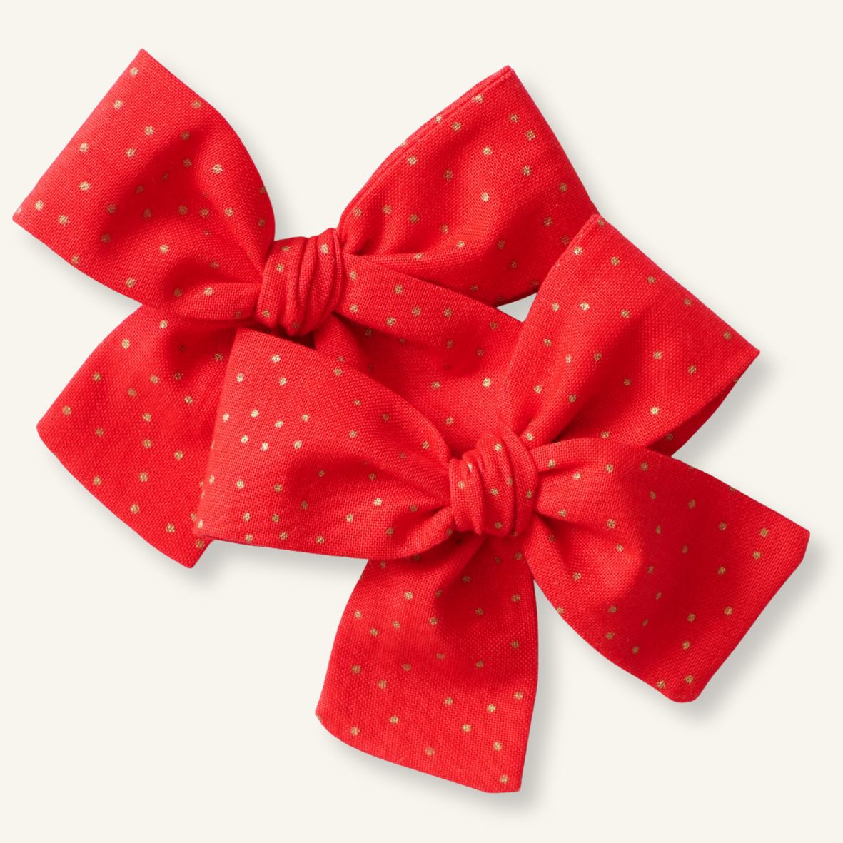 Classic Mini // Red and Gold Dots