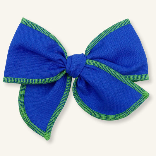 Baby Bow // Blue and Green