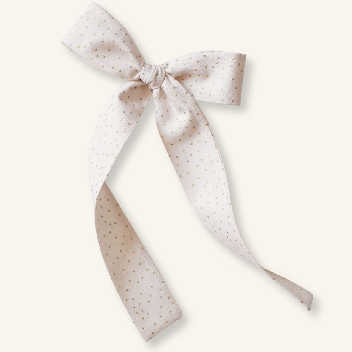 Lili // White and Gold Dots