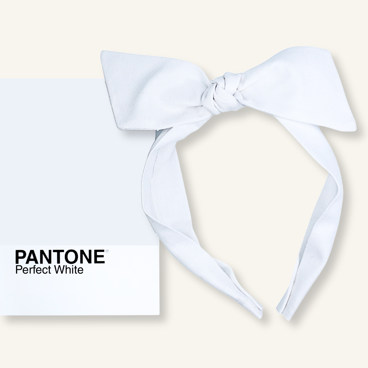 Diadema Knot // Perfect White