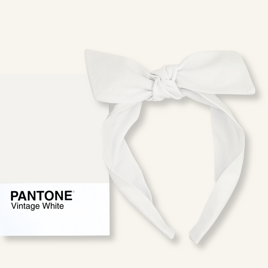 Diadema Knot // Vintage White
