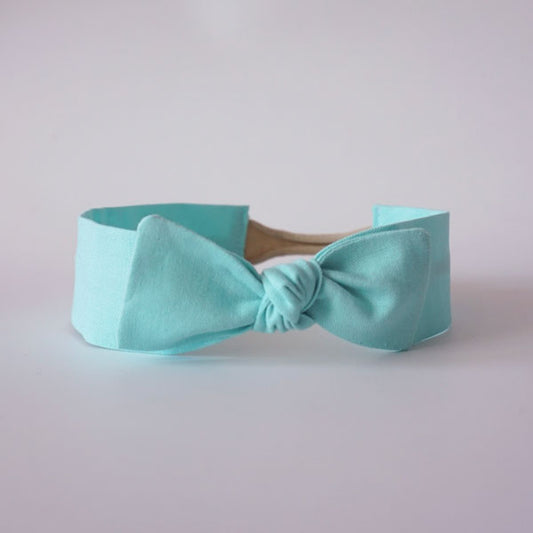 Baby Headband // Pastel Aqua