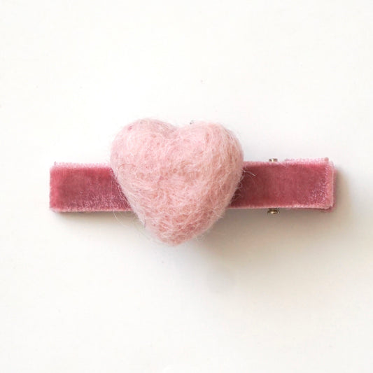 Hairclip // Pink Heart