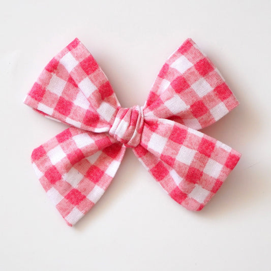 Classic Mini // Gingham Pink Cosmos