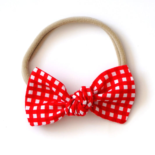 Kitty // Gingham Red