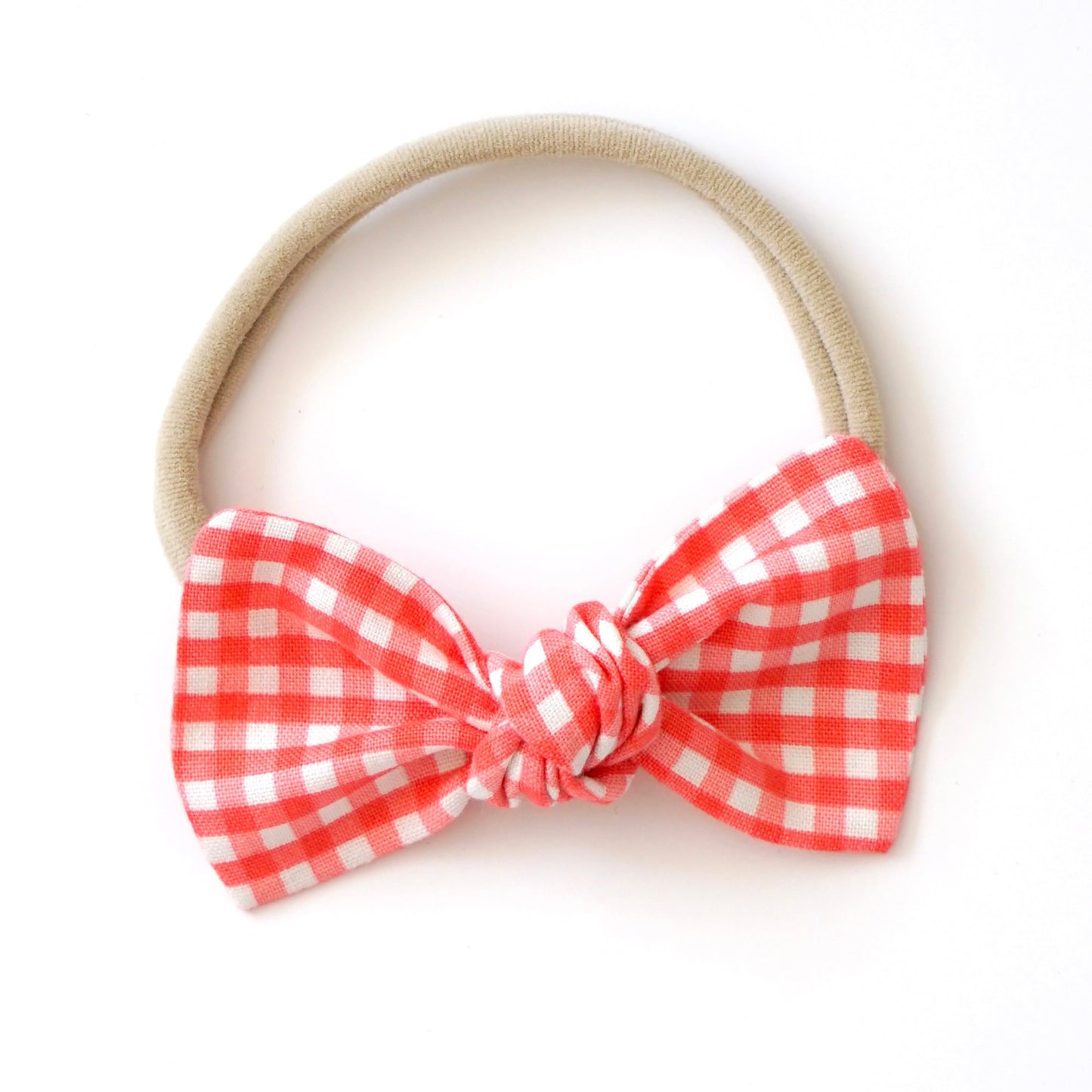 Kitty // Gingham Coral
