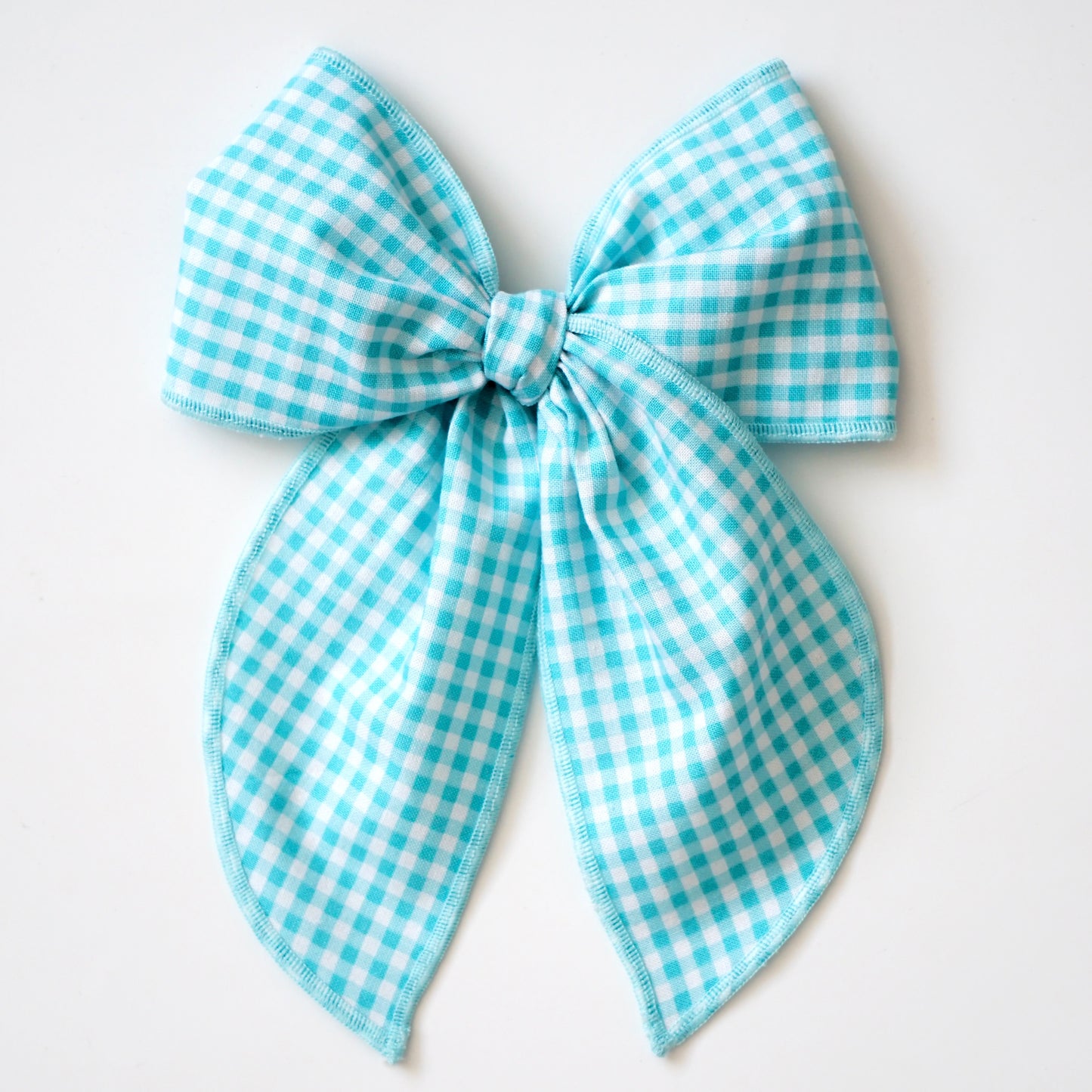 Marie // Gingham Aqua