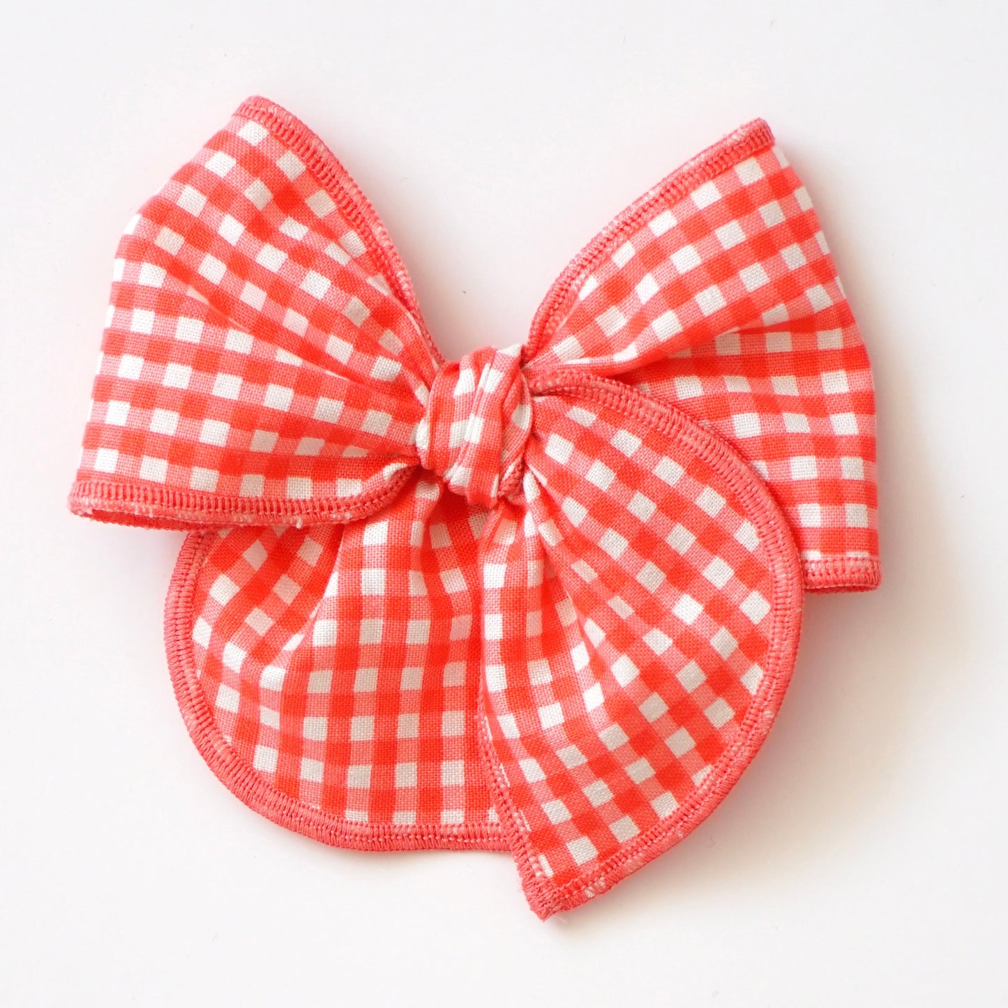 Mini Marie // Gingham Coral