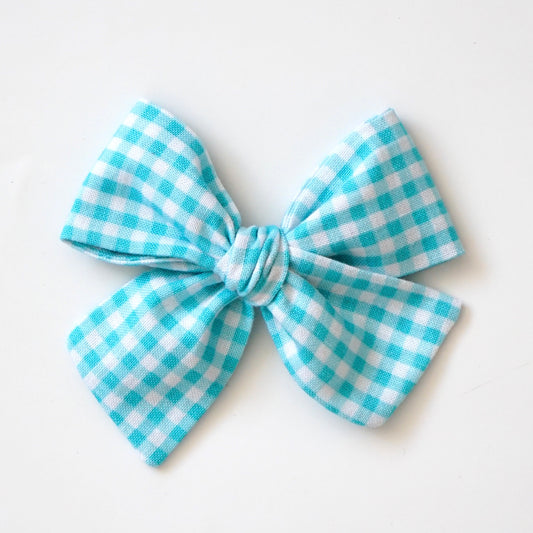 Classic Mini // Gingham Aqua