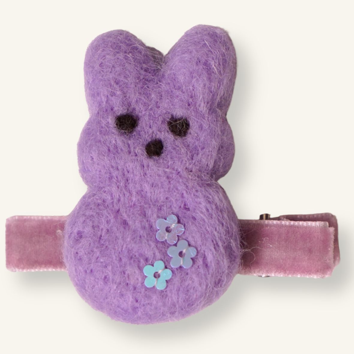 Hairclip // Peeps Bunny Lavender