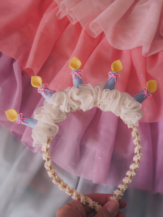 Diadema // Birthday Queen Sky Blue