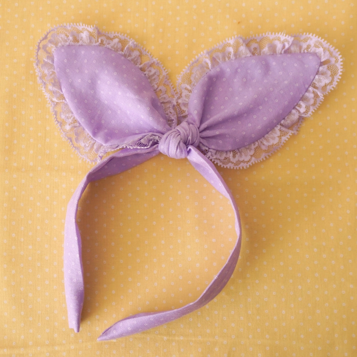 Diadema // Vintage Bunny Ears Lavanda