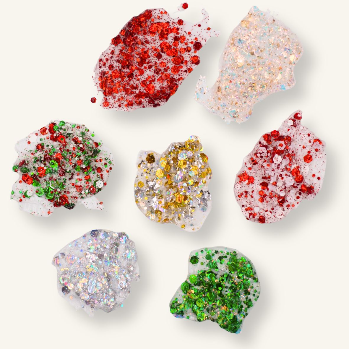 Glitter Gel // Christmas Set 7 colores
