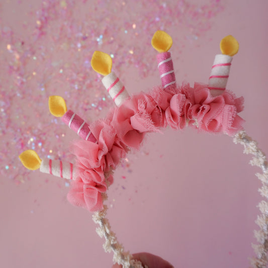 Diadema // Birthday Queen Swirl