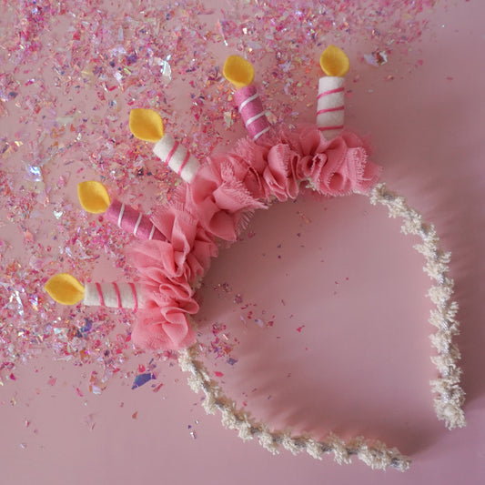 Diadema // Birthday Queen Swirl
