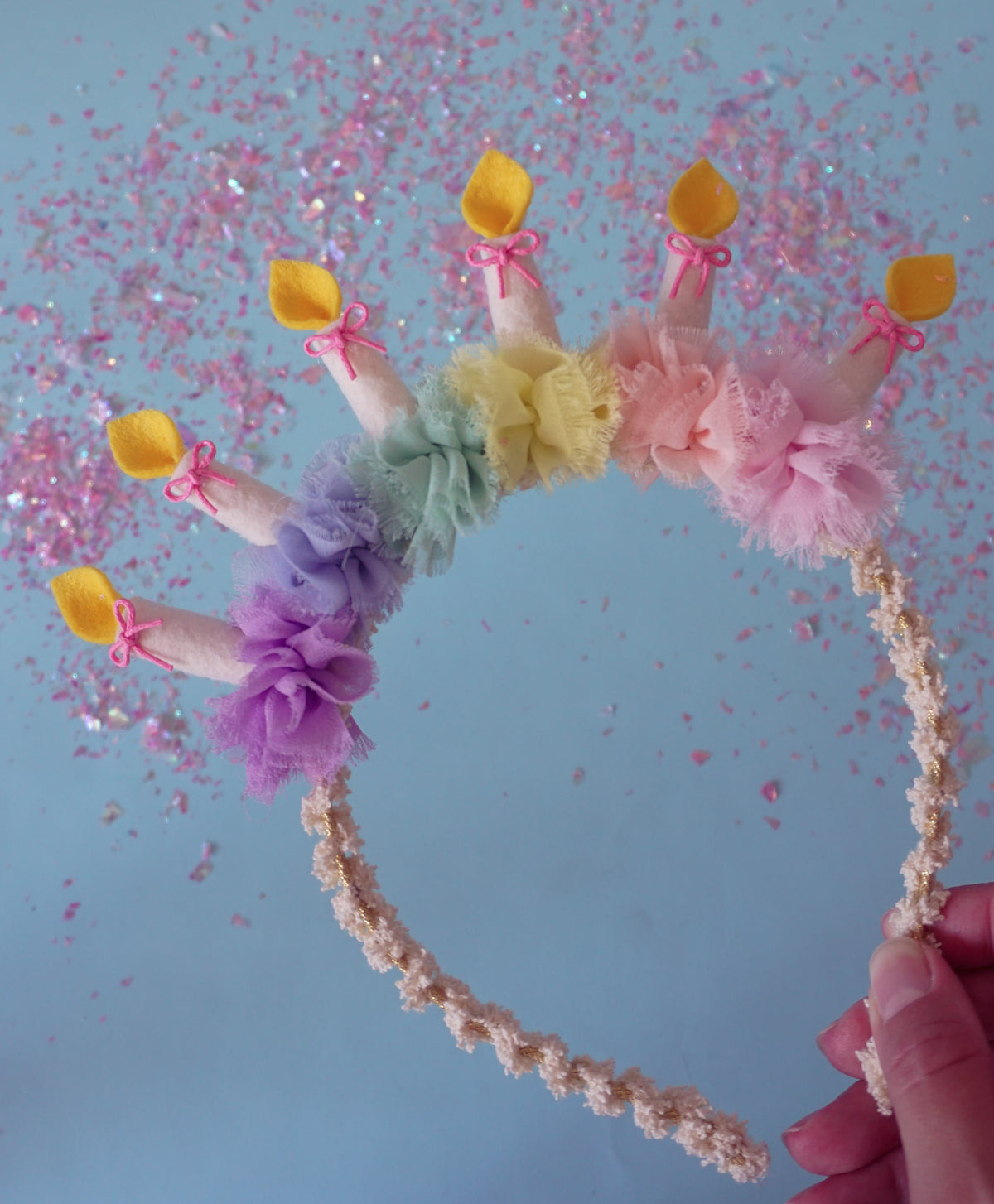 Diadema // Birthday Queen Rainbow