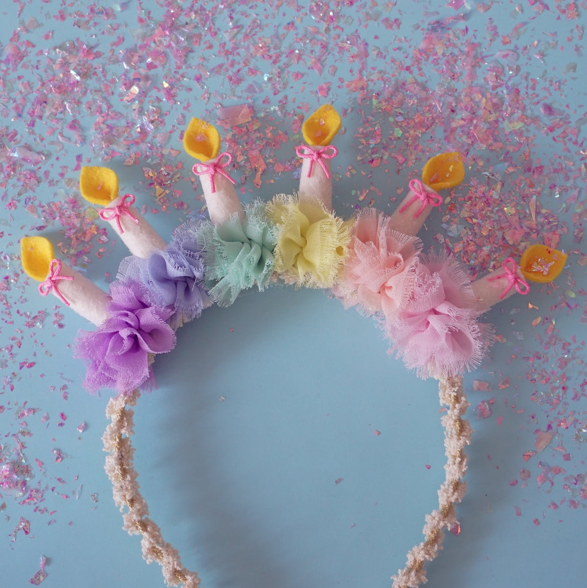 Diadema // Birthday Queen Rainbow