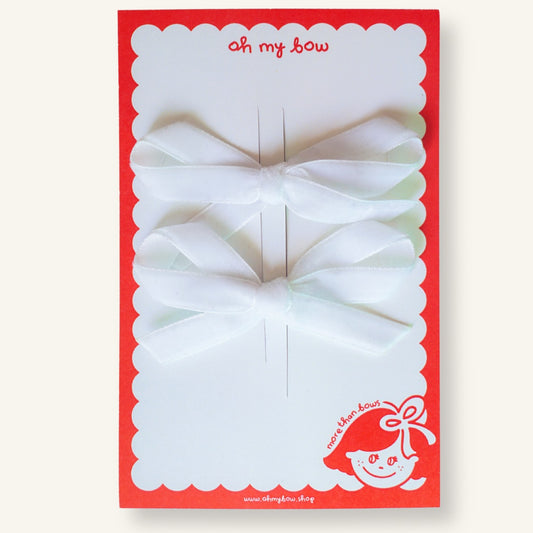 Mini Velvet // White