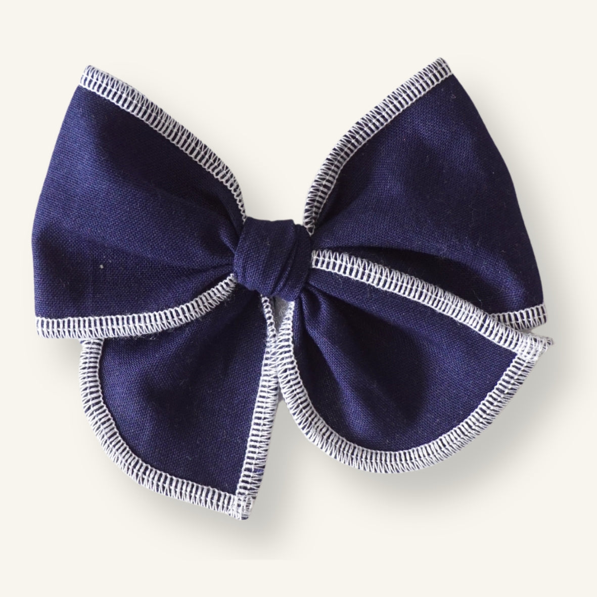 Baby Bow // Navy & White