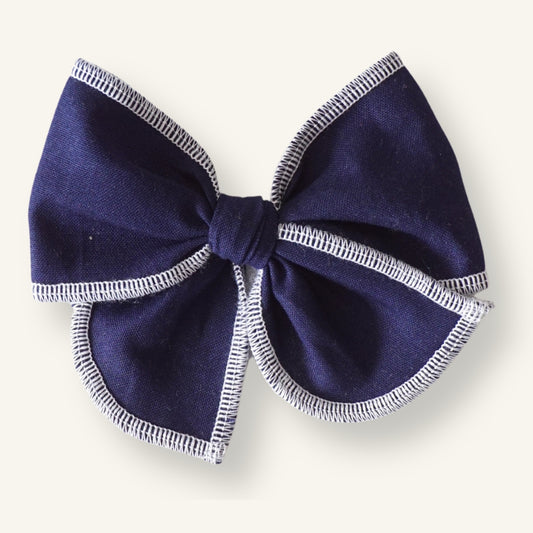 Baby Bow // Navy & White