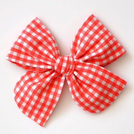 Classic // Gingham Coral