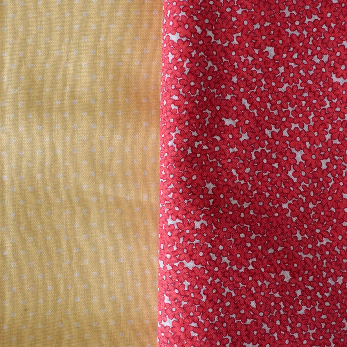 Sun Hat - Flowers and yellow dots
